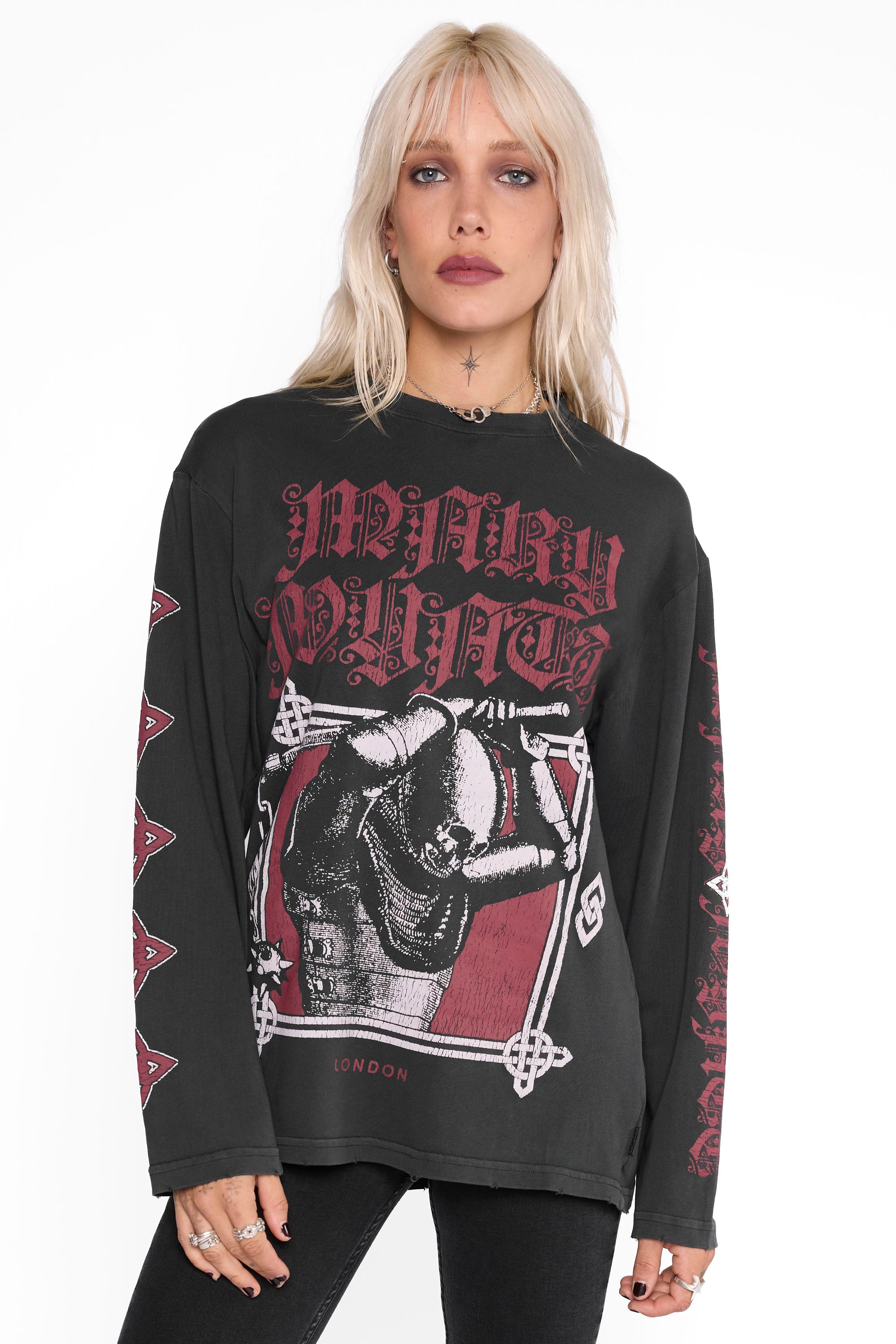 Emperor Oversized Long Sleeve Tee