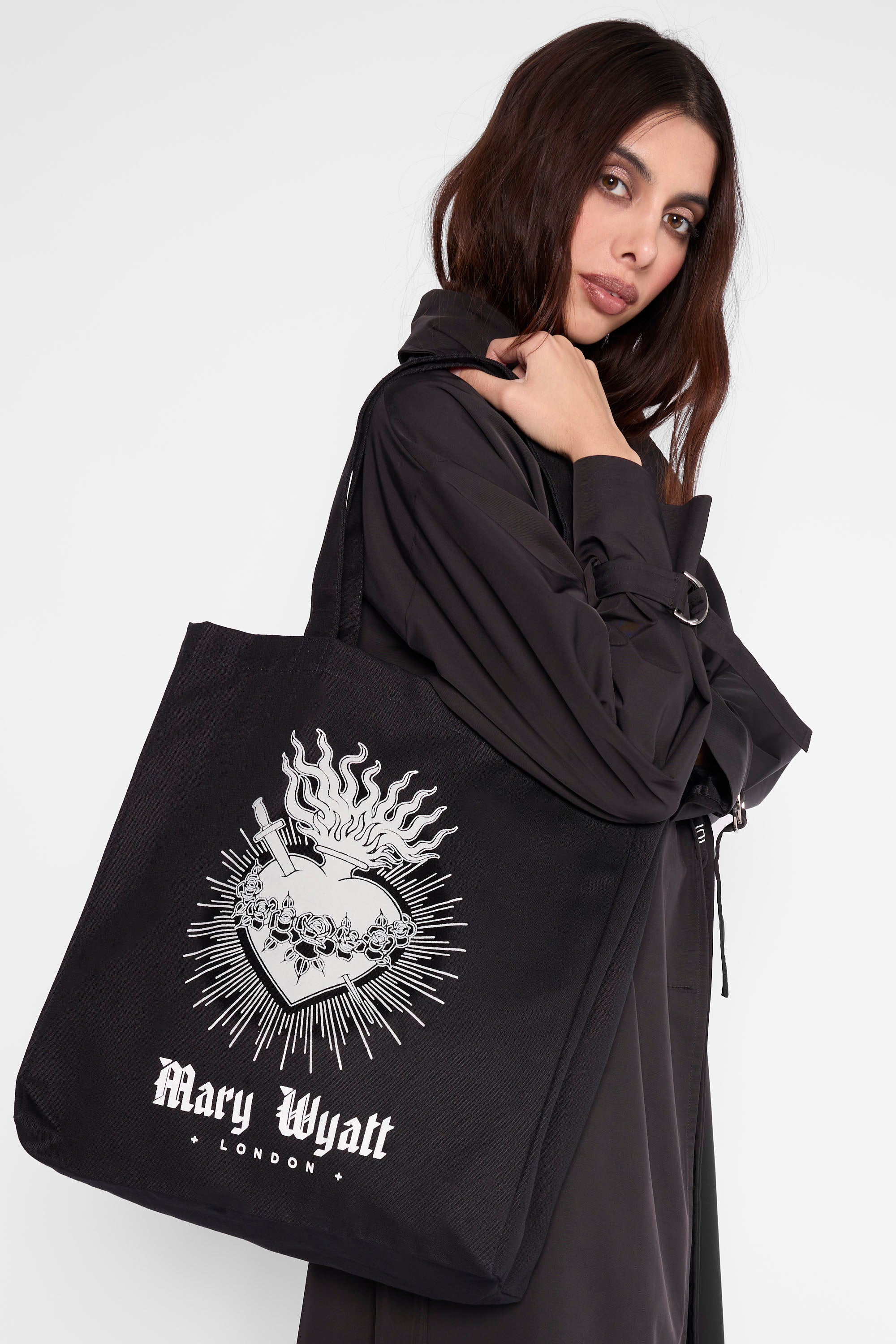 Sacred Heart Canvas Tote Bag