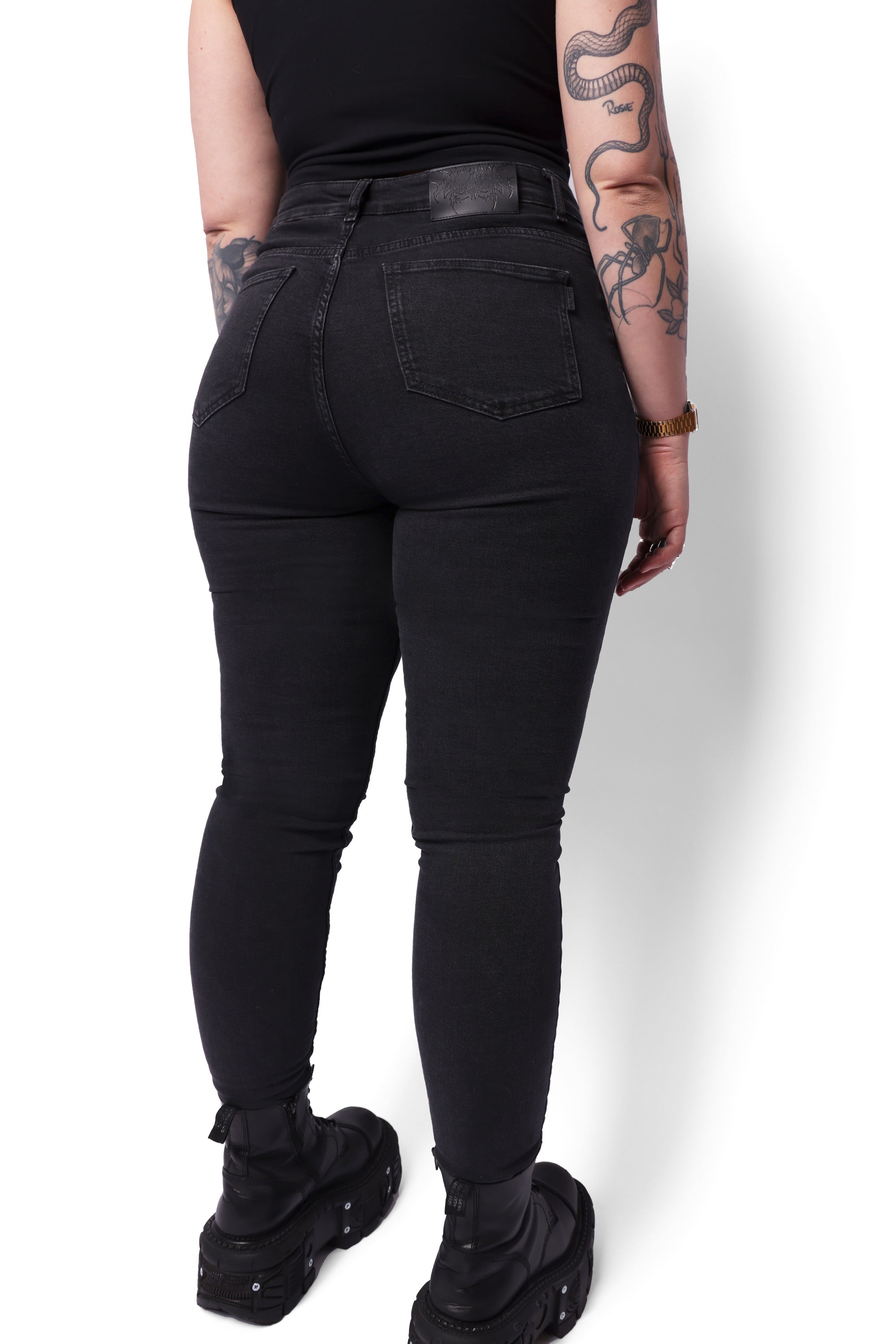 Fuzzdandy Drainpipe Skinny Trousers Jeans Striped Mod Indie White Black (30  Waist x 30 Leg) : Amazon.co.uk: Fashion