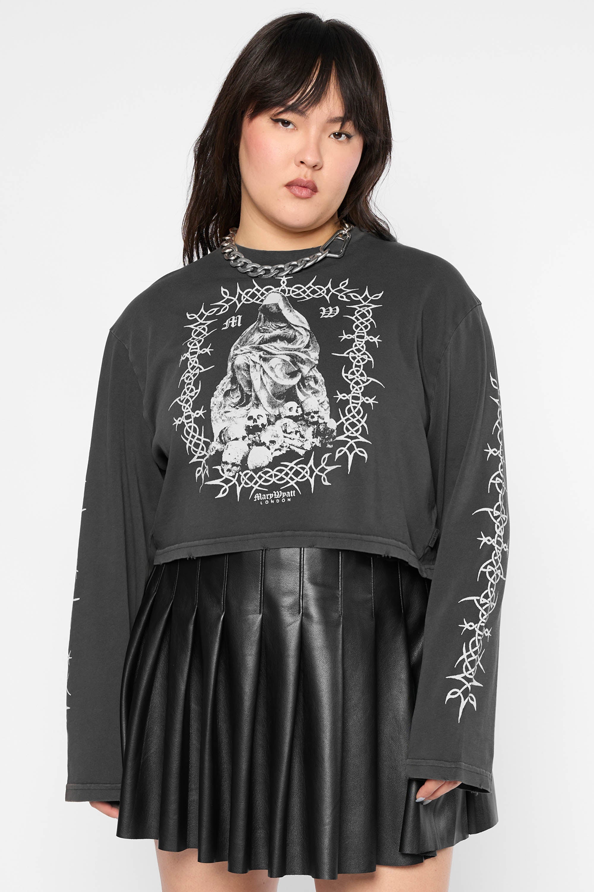 Sanctum Cropped Long Sleeve Tee