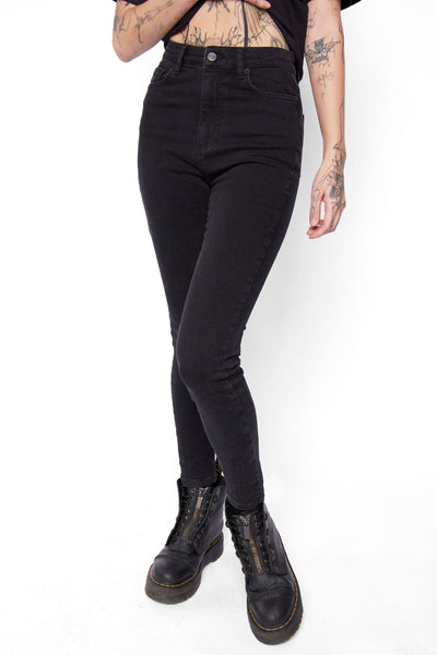 Relco Mens Black Drainpipe Skinny Stretch Jeans Size 34 | eBay