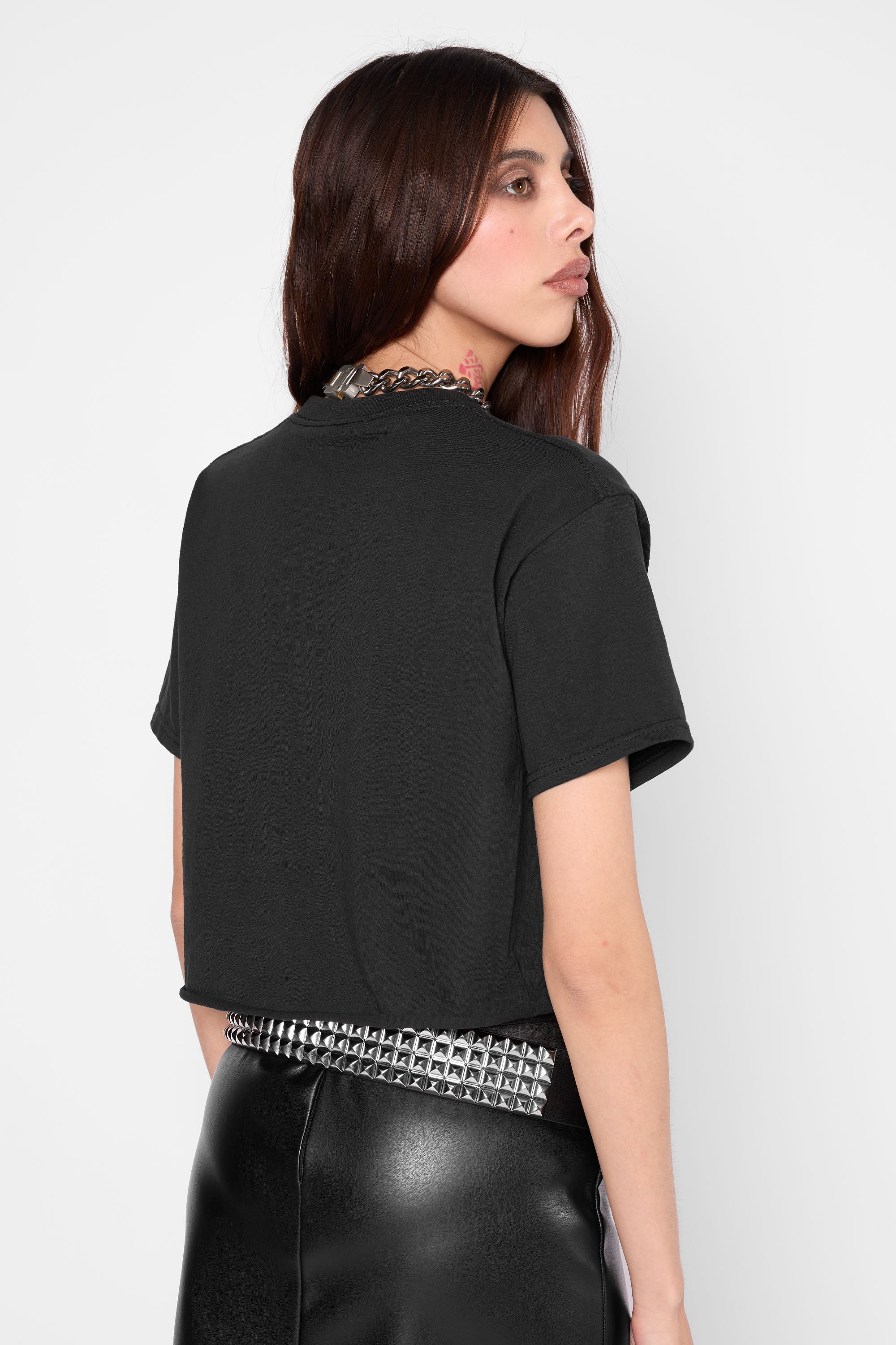 Salem Cropped Cut-Off Tee