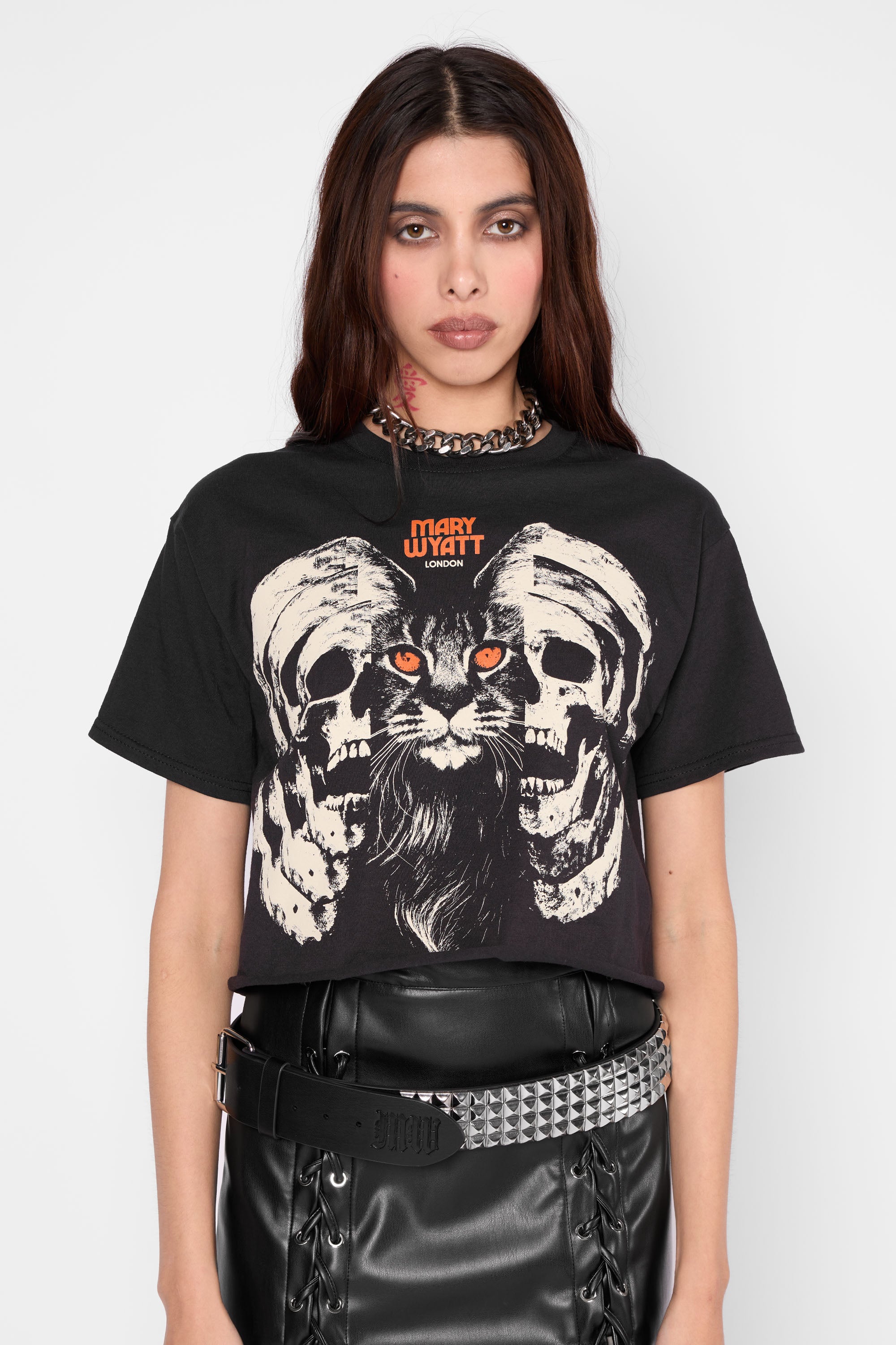 Salem Cropped Cut-Off Tee