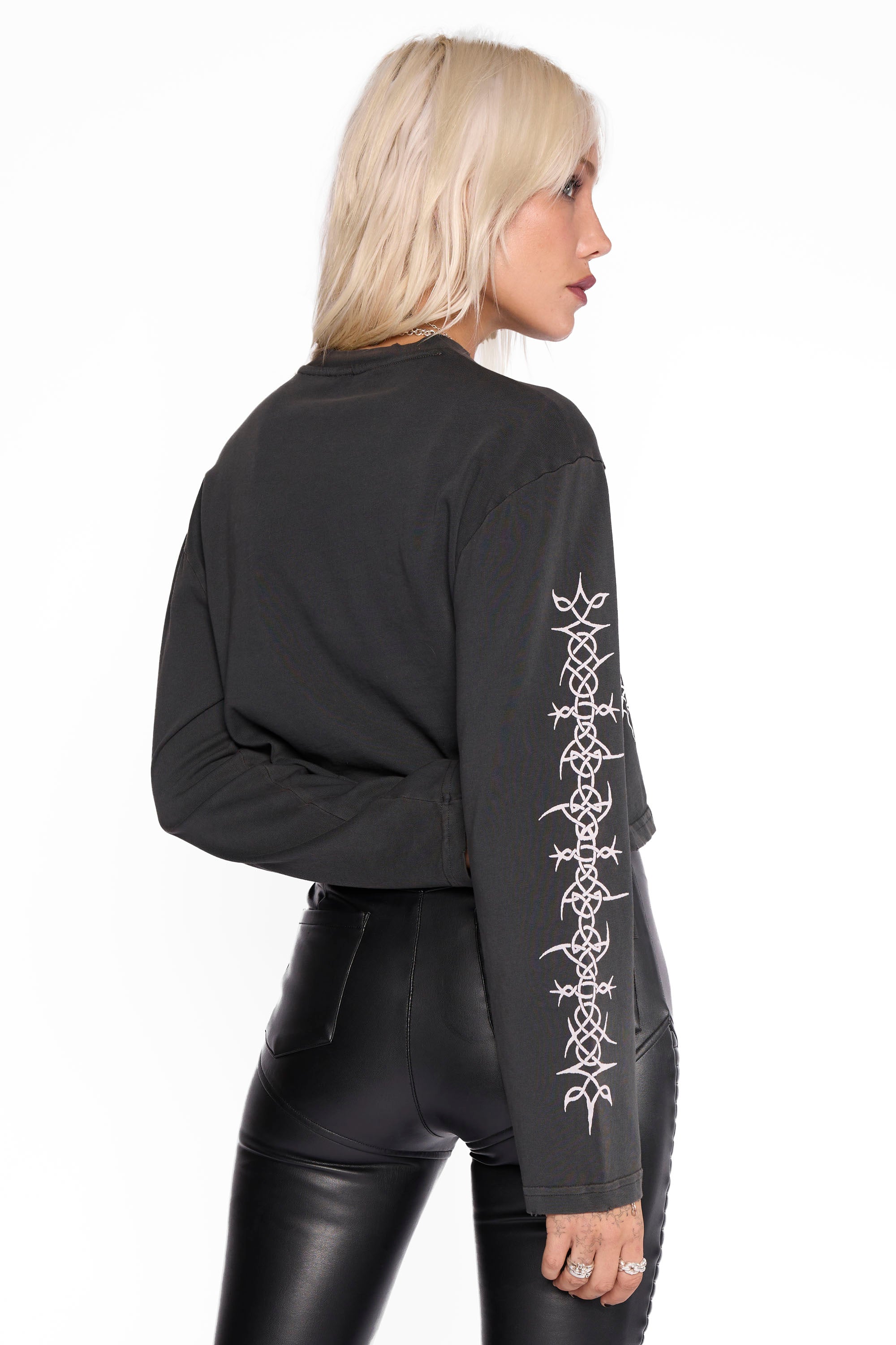 Sanctum Cropped Long Sleeve Tee