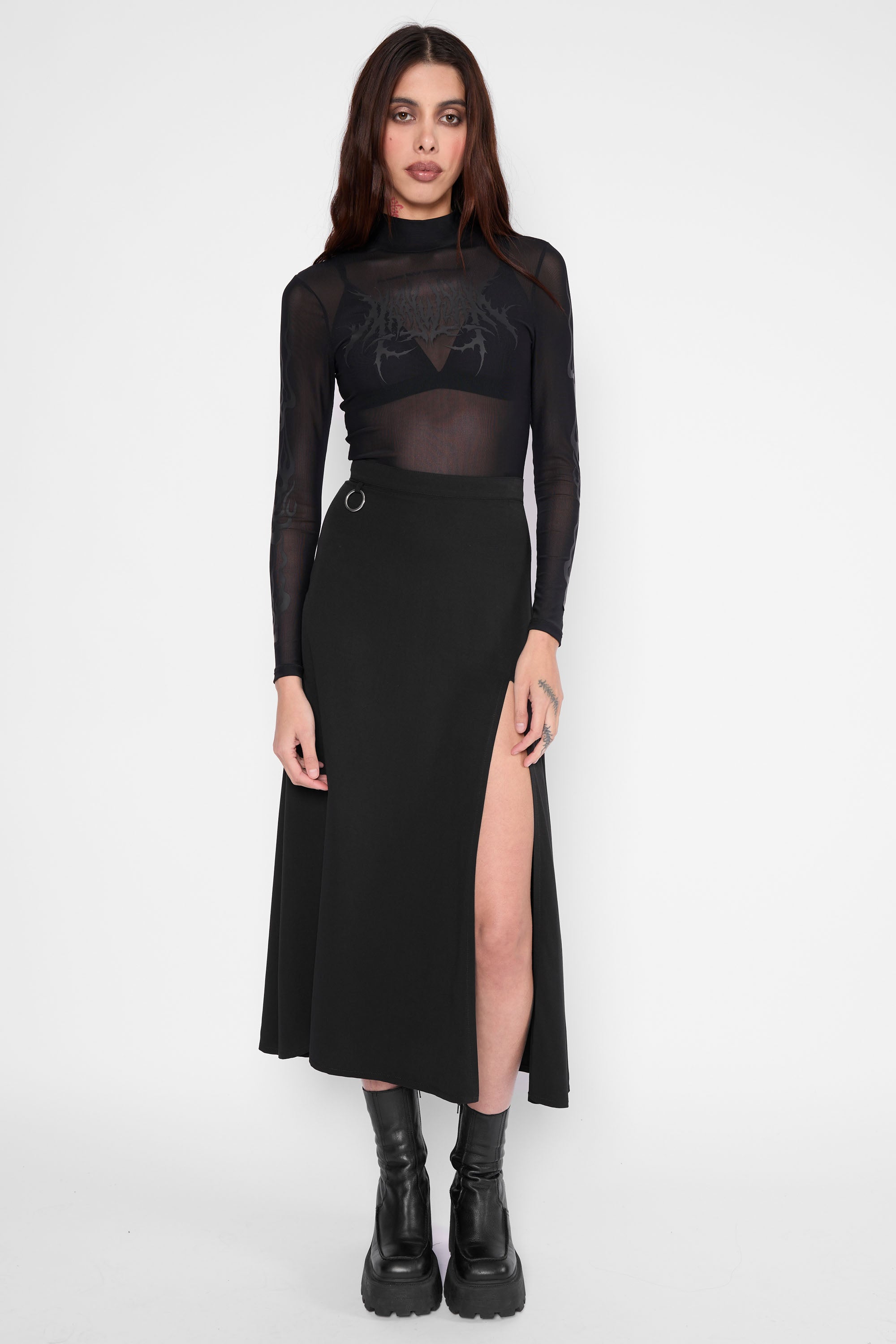 Sofia O-Ring Split Skirt