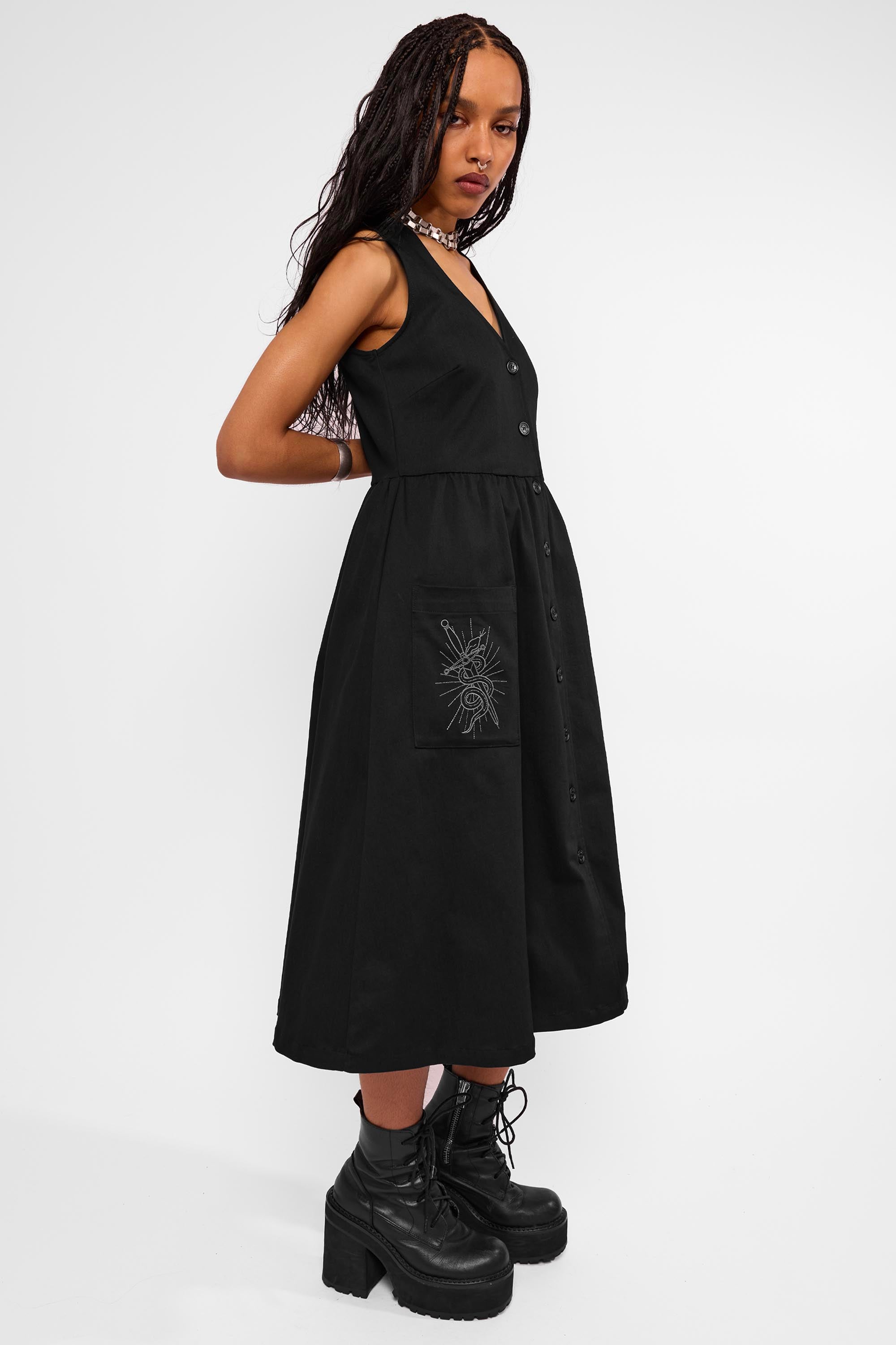 Tilda Smock Midi Dress