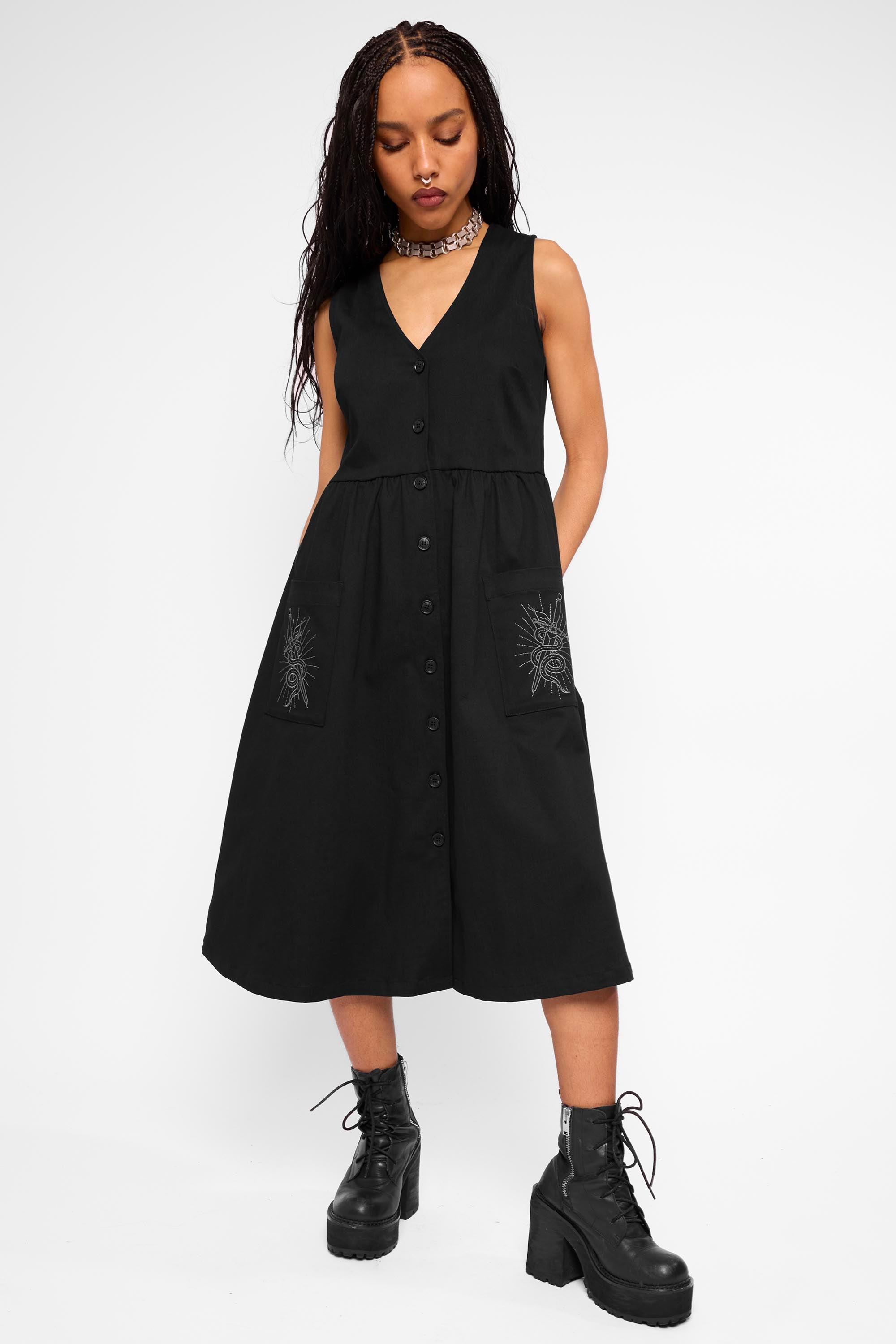 Tilda Smock Midi Dress