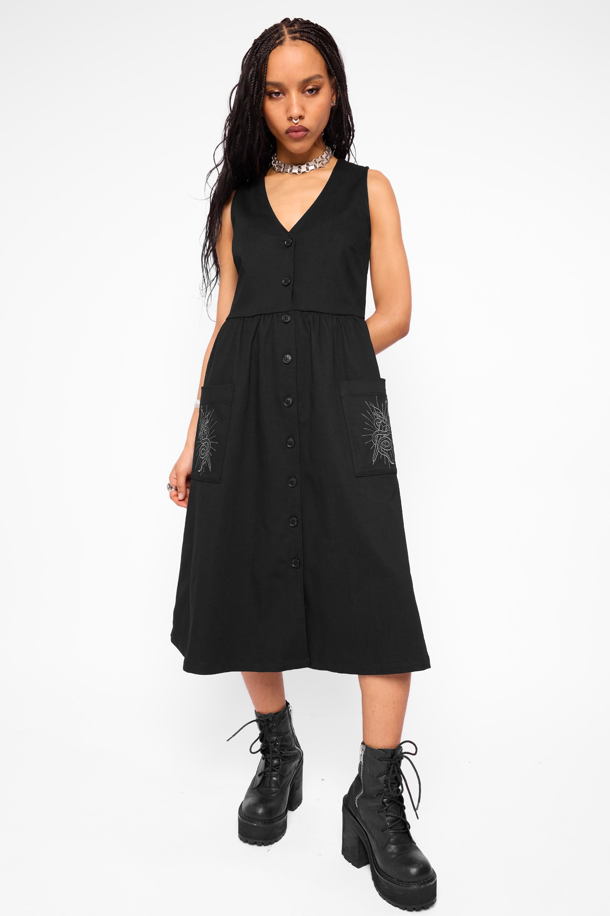 Tilda Smock Midi Dress