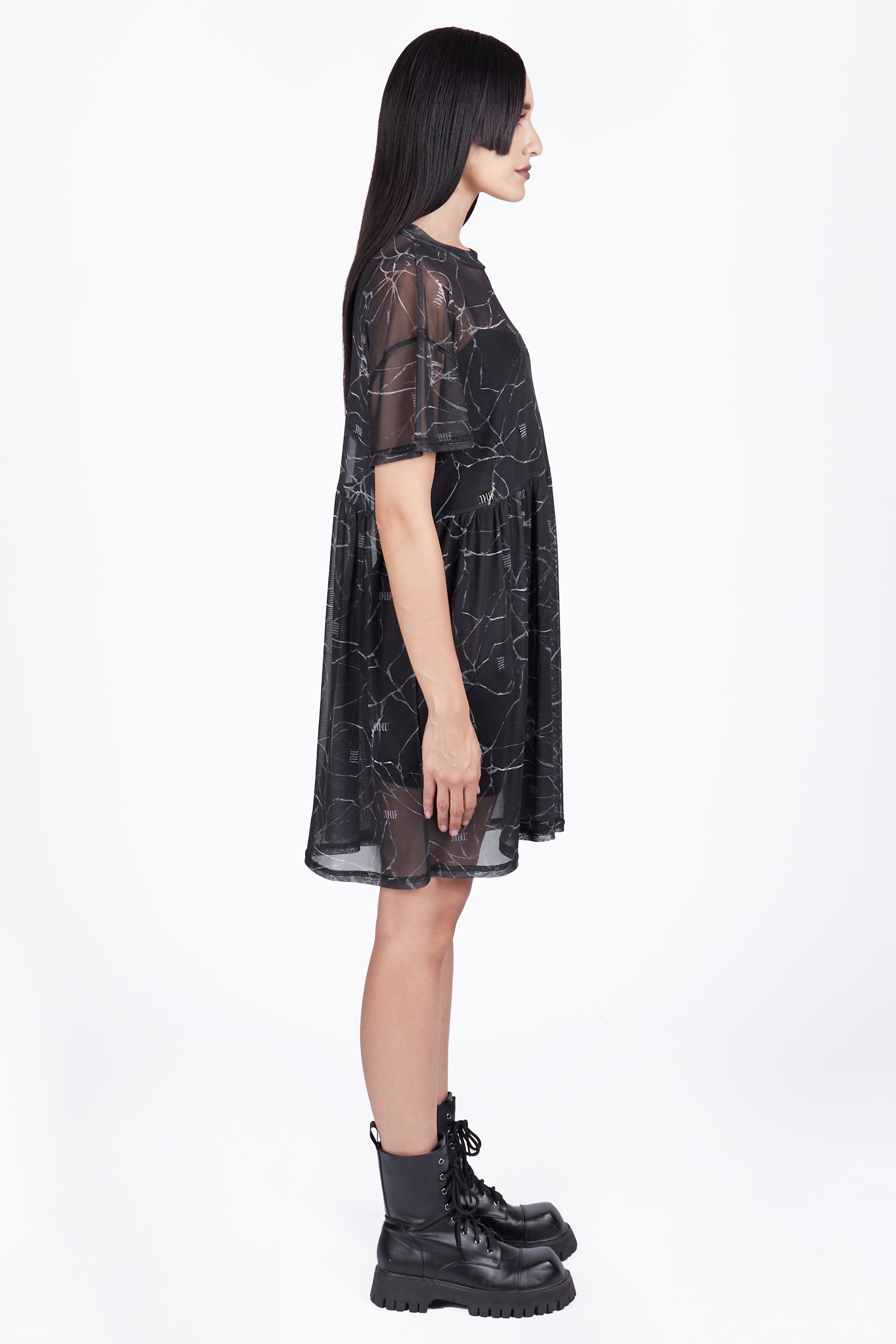 Sheer smock hot sale dress